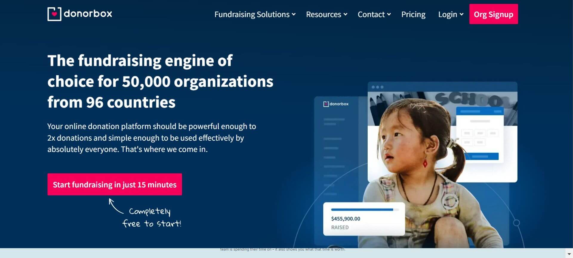 Donorbox is a cutting-edge technology tool