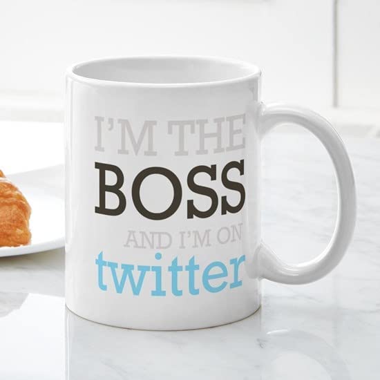 CafePress Twitter Boss Mug Ceramic Coffee Mug, Tea Cup 11 oz