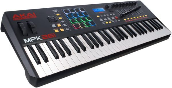 MIDI Keyboard Controller with 61 Semi Weighted Keys