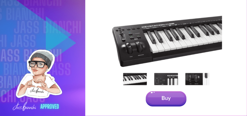 M-Audio Keystation 49 MK3 - Synth Action 49 Key USB MIDI Keyboard Controller