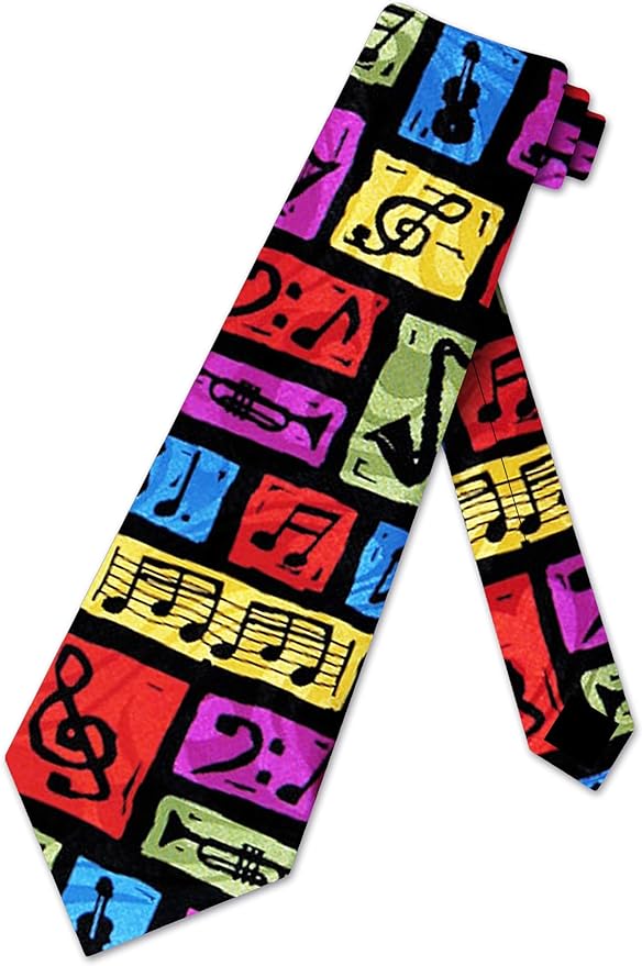 Necktie Colorful Musical Tie