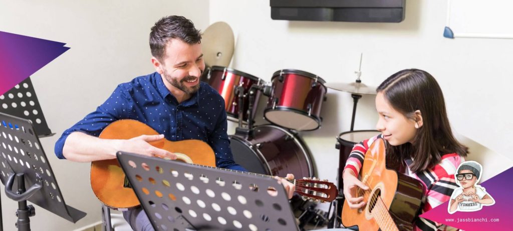 Creating a learning-friendly environment for music lessons.